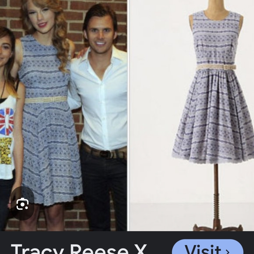 Tracy Reese Lavender Patterned Dress